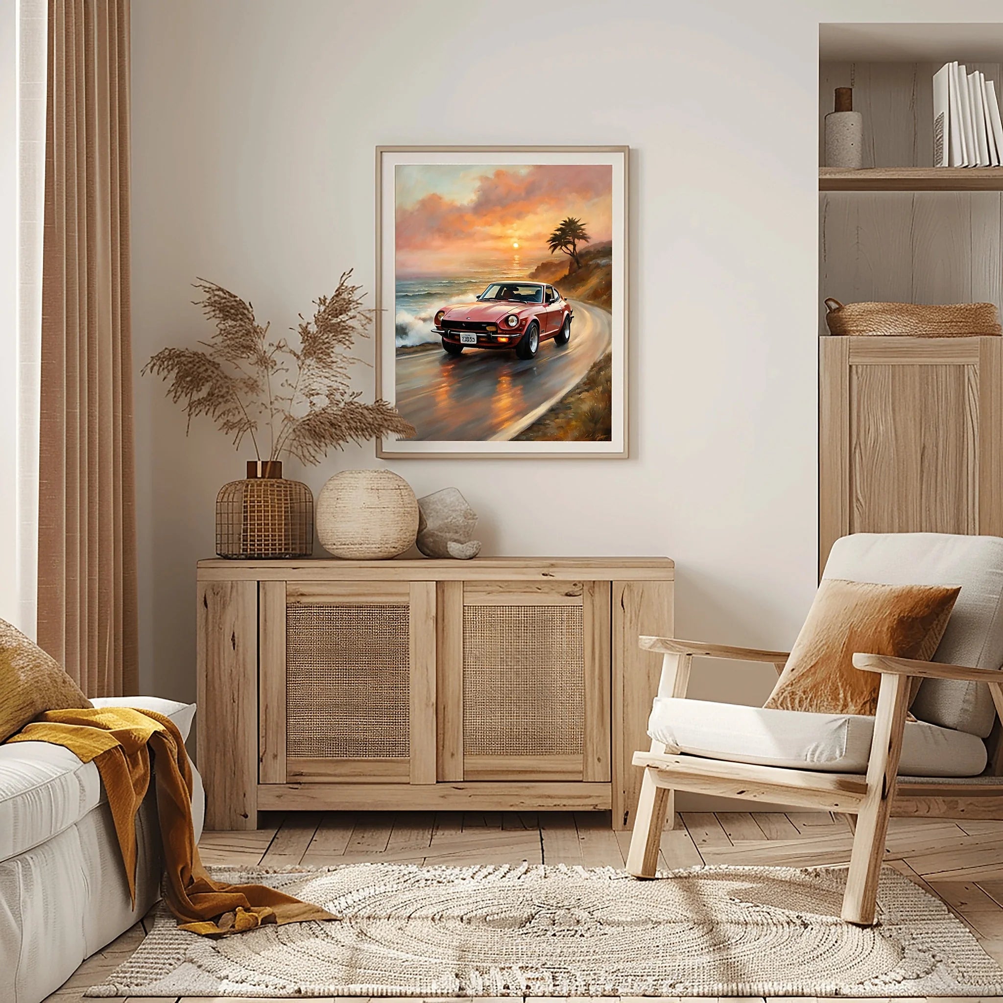 1972 Japanese Sports Icon - Coastal Edition | Poster Canvas