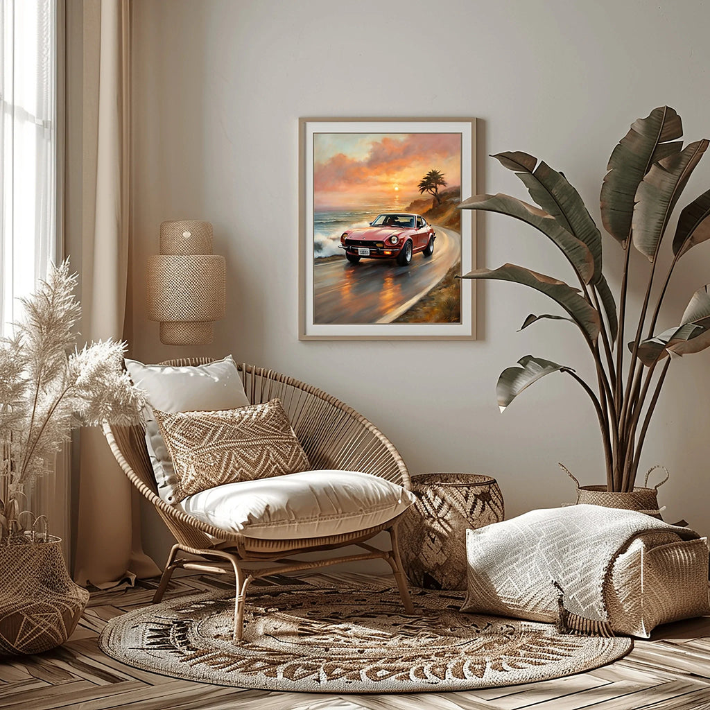 1972 Japanese Sports Icon - Coastal Edition | Poster Canvas