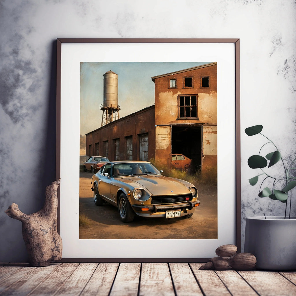 1972 Japanese Sports Icon - Garage Edition | Poster Canvas