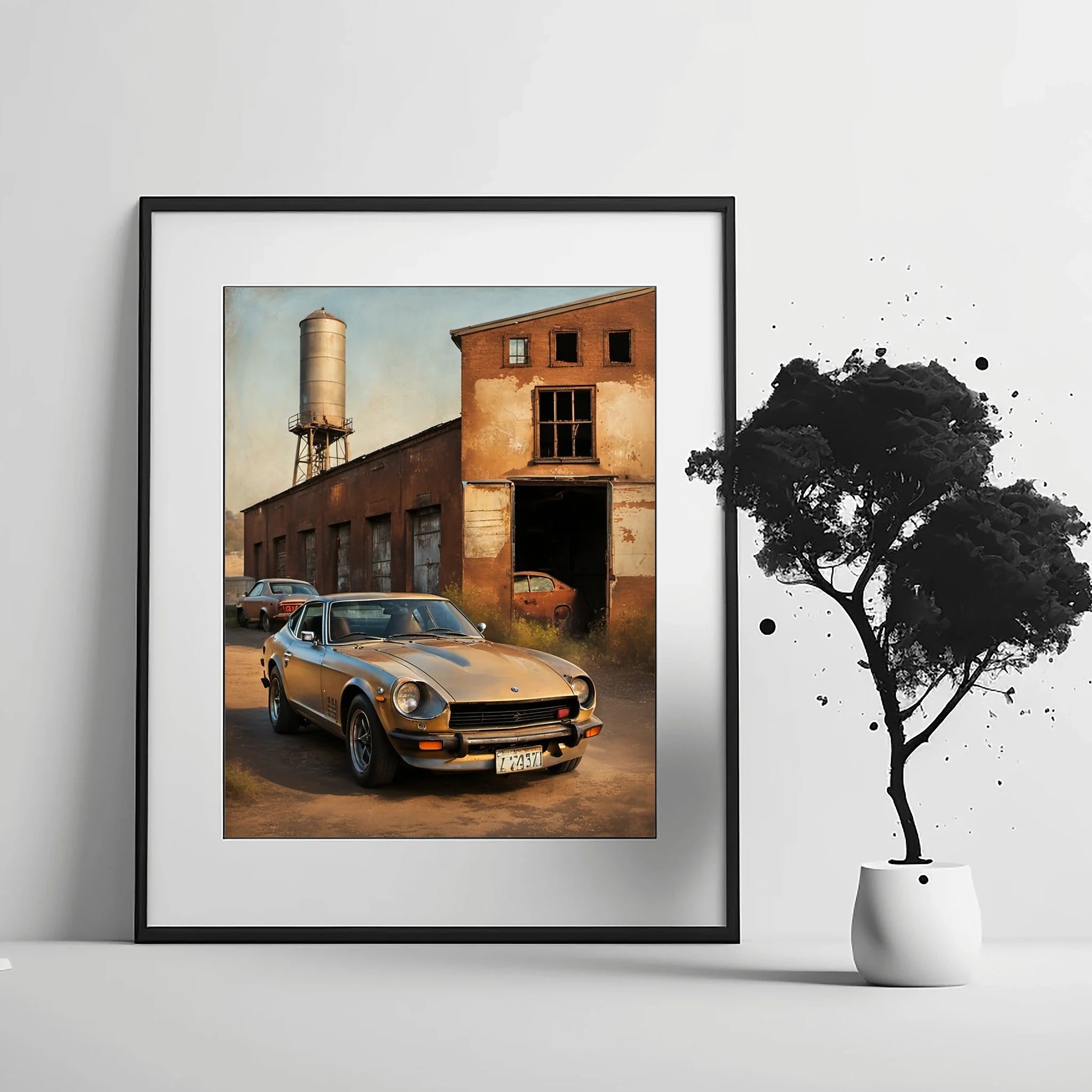 1972 Japanese Sports Icon - Garage Edition | Poster Canvas