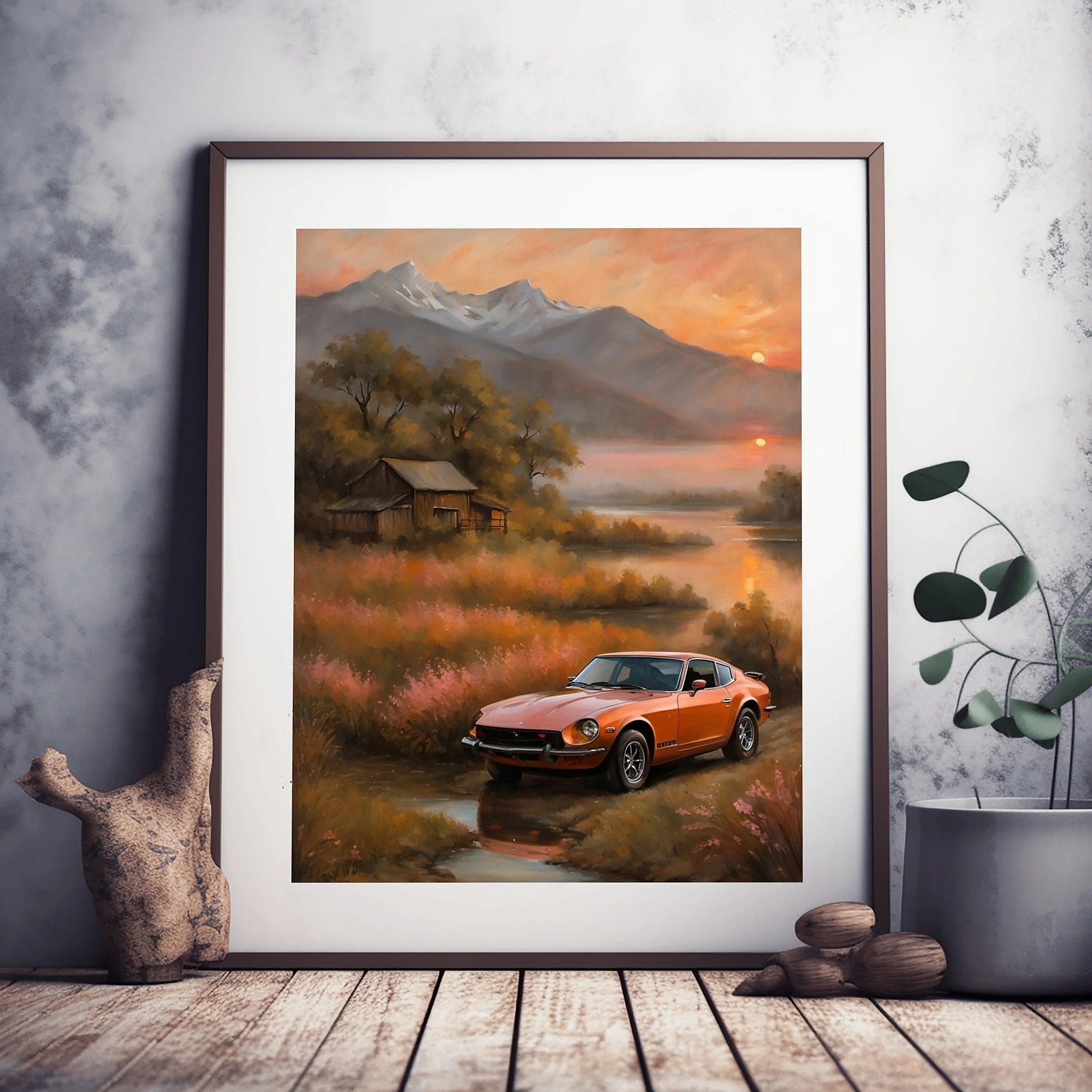 1972 Japanese Sports Icon - Lake Edition | Poster Canvas