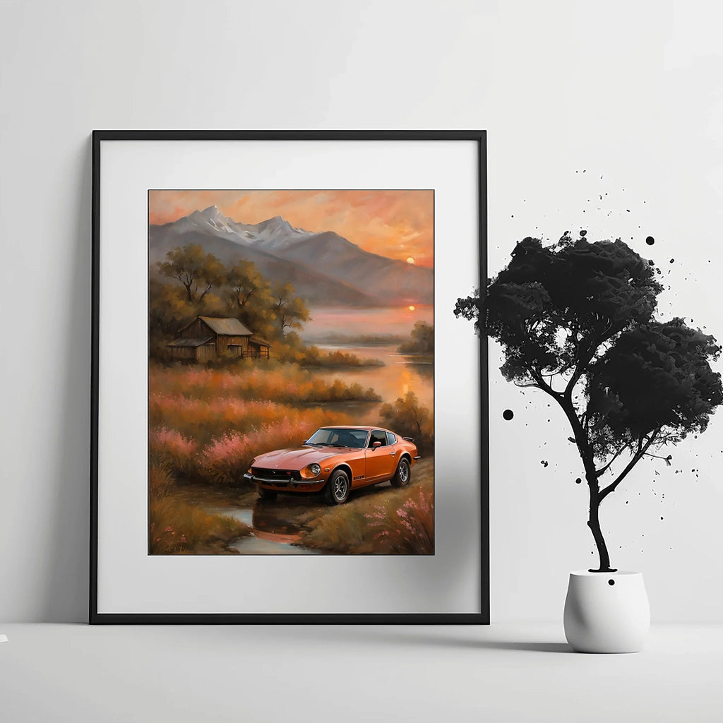 1972 Japanese Sports Icon - Lake Edition | Poster Canvas