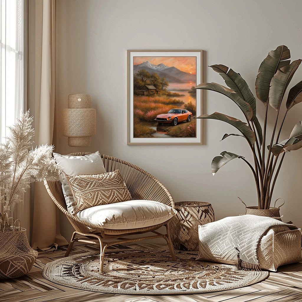 1972 Japanese Sports Icon - Lake Edition | Poster Canvas