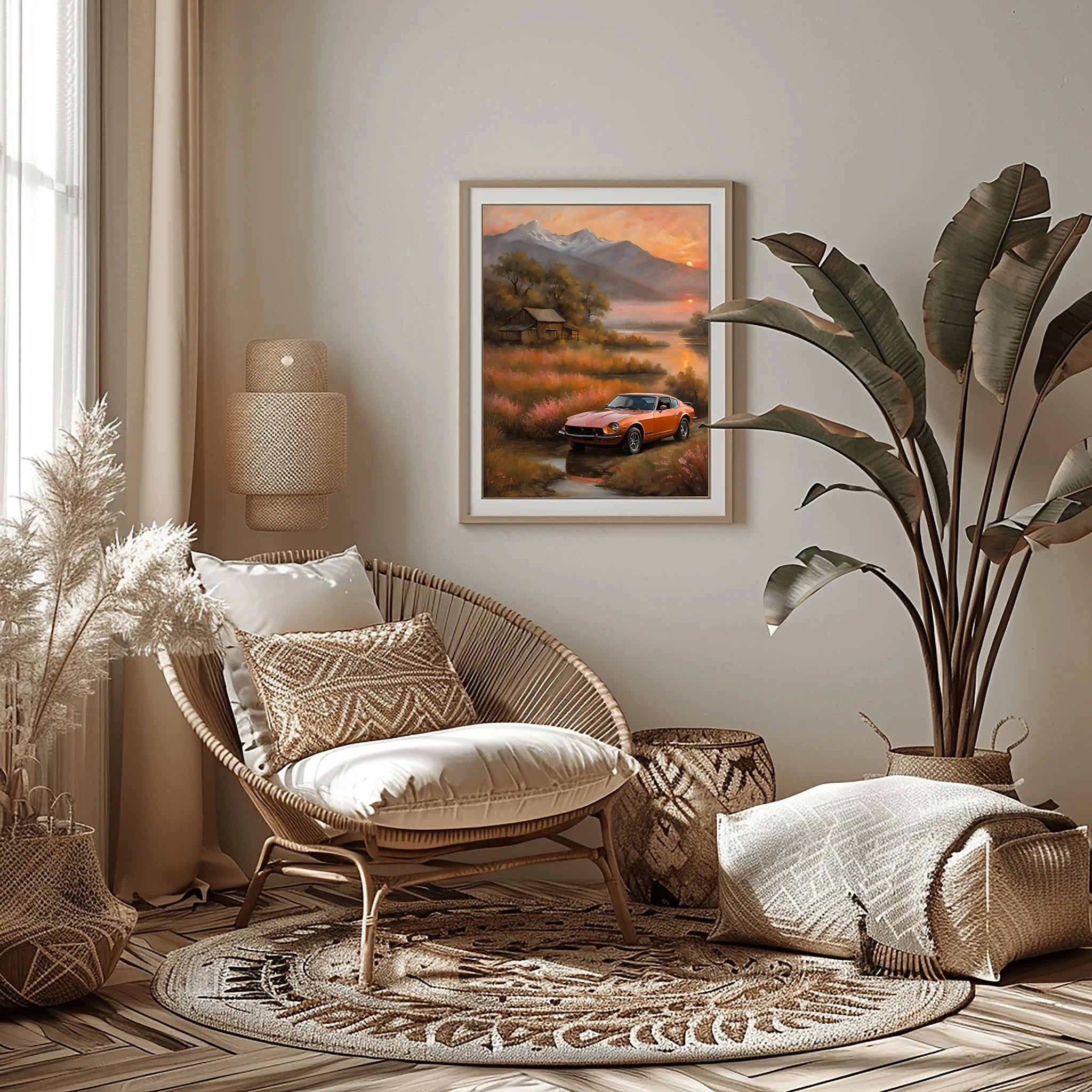1972 Japanese Sports Icon - Lake Edition | Poster Canvas