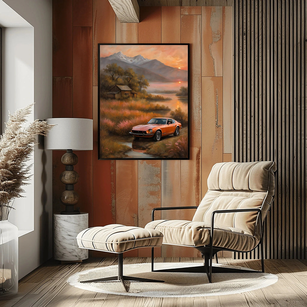 1972 Japanese Sports Icon - Lake Edition | Poster Canvas