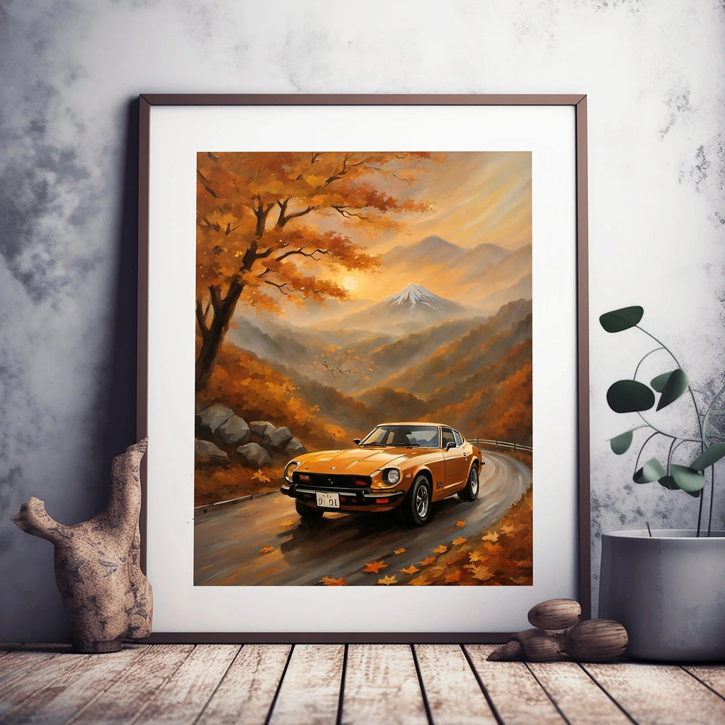 1972 Japanese Sports Icon - Mountain Edition | Poster Canvas