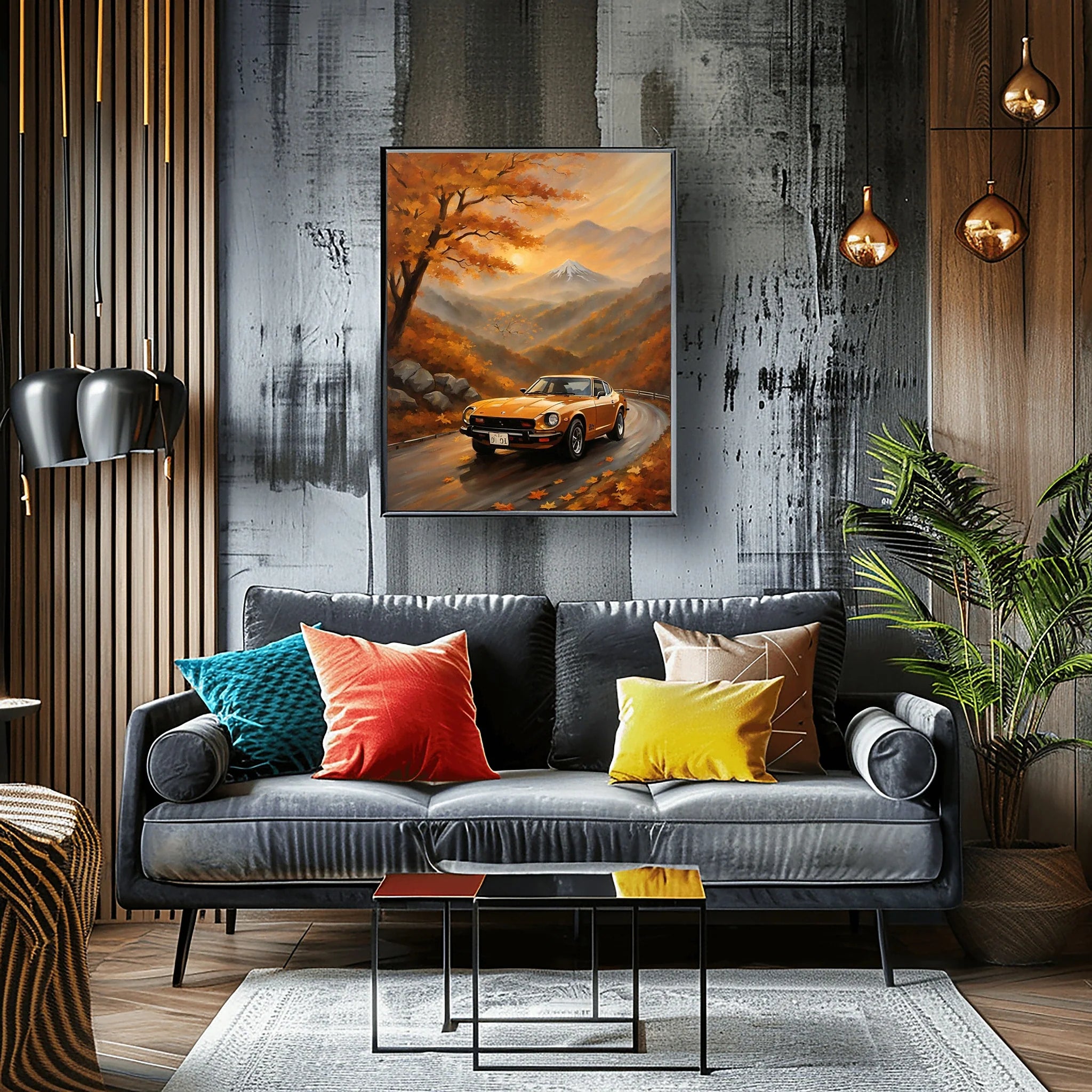 1972 Japanese Sports Icon - Mountain Edition | Poster Canvas