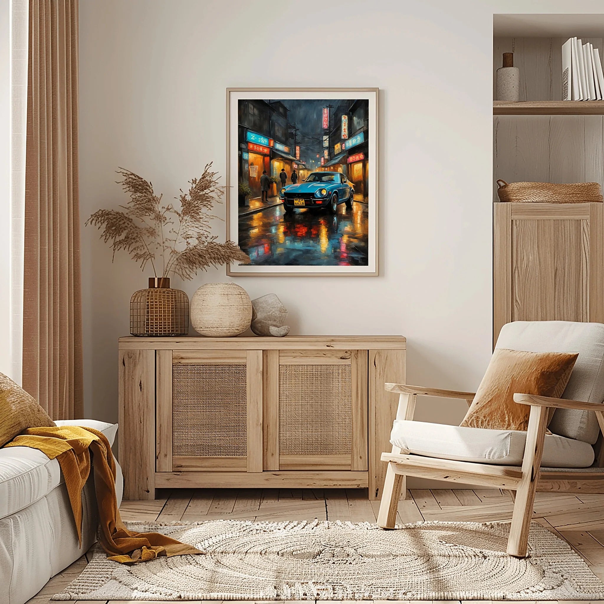 1972 Japanese Sports Icon - Night Edition | Poster Canvas