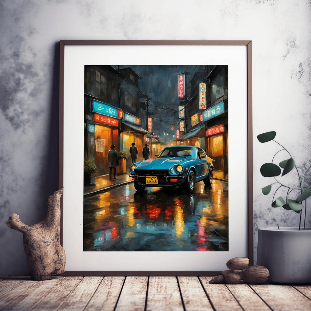 1972 Japanese Sports Icon - Night Edition | Poster Canvas