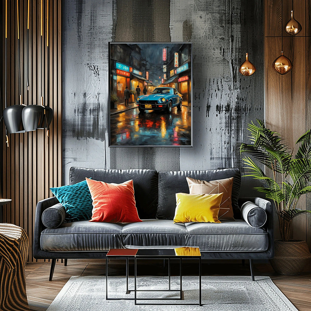 1972 Japanese Sports Icon - Night Edition | Poster Canvas