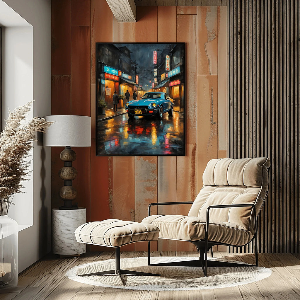1972 Japanese Sports Icon - Night Edition | Poster Canvas