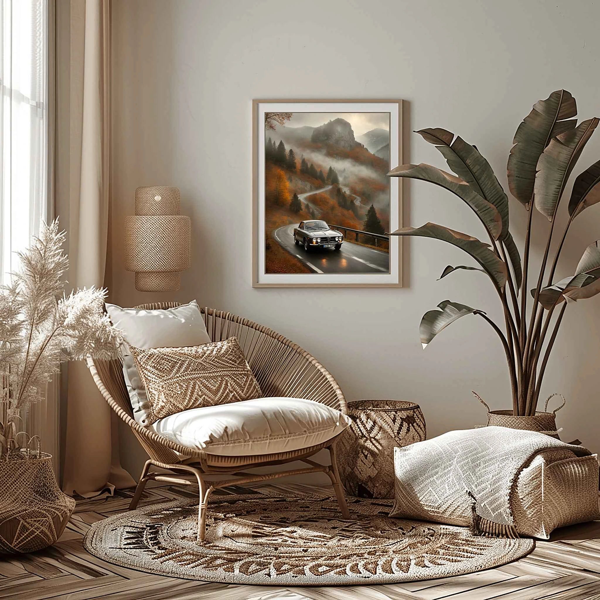 1972 Lancia Rally Warrior - Mountain Edition | Poster Canvas