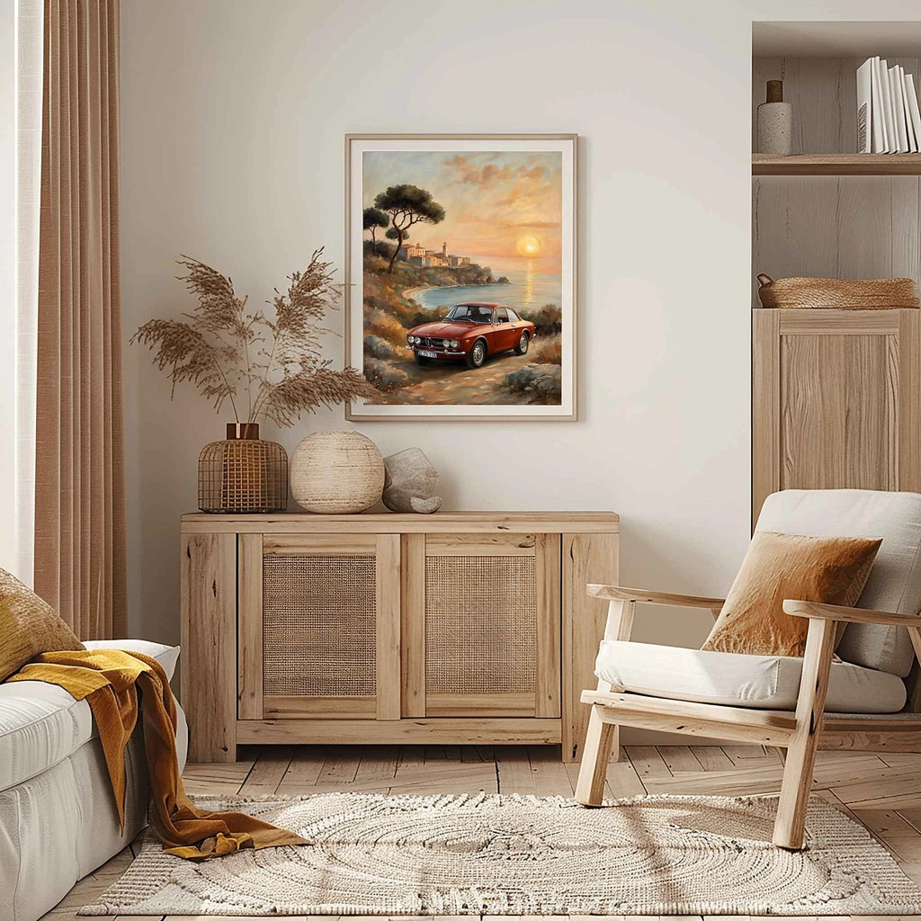 1972 Lancia Rally Warrior - Sunset Edition | Poster Canvas