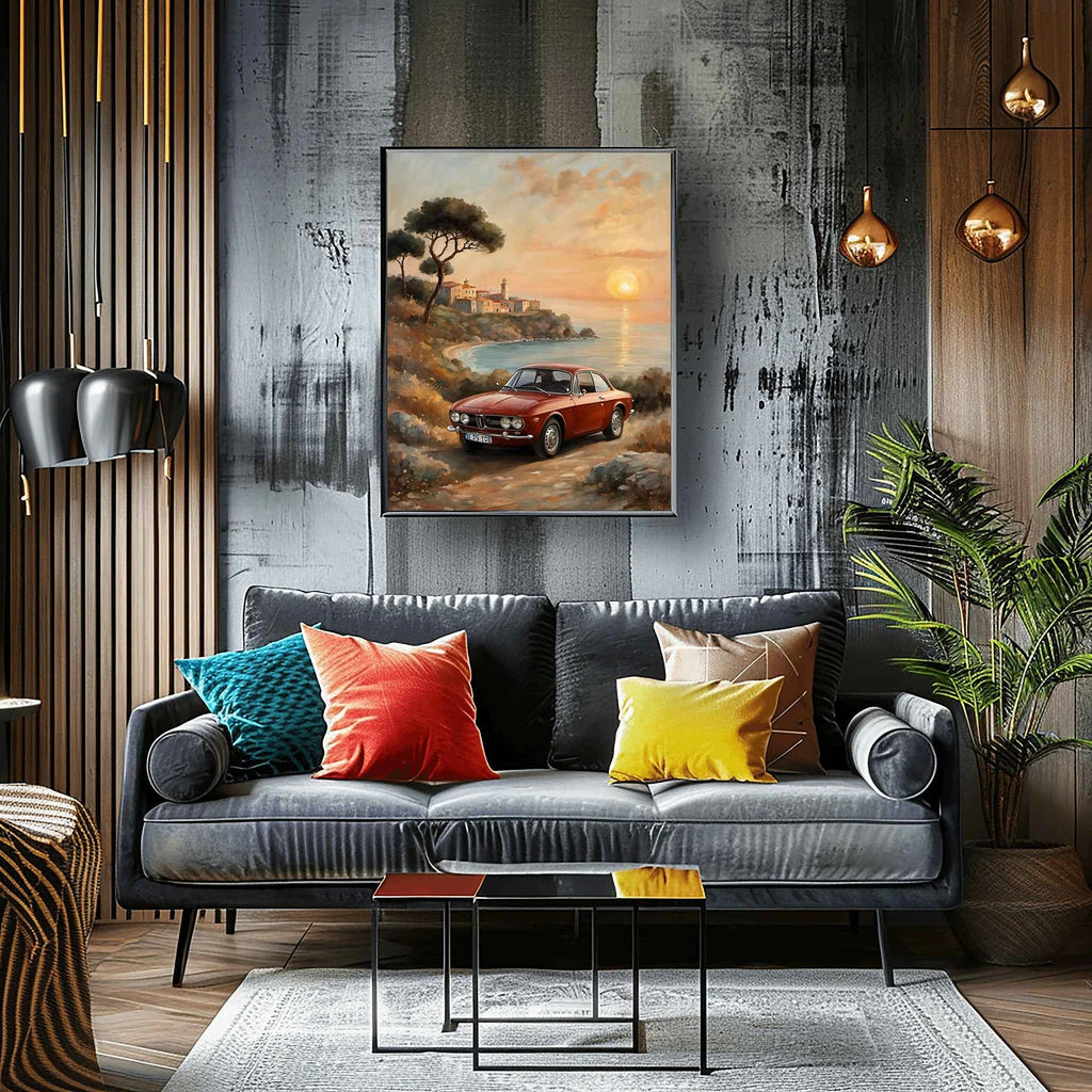 1972 Lancia Rally Warrior - Sunset Edition | Poster Canvas