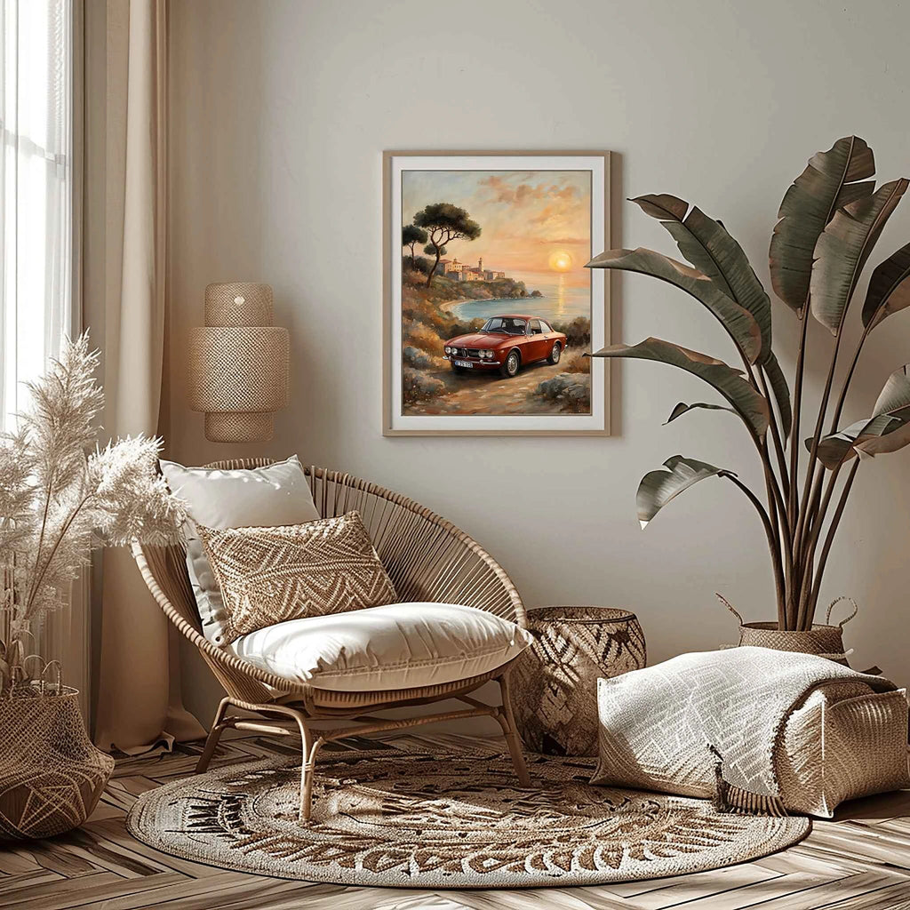 1972 Lancia Rally Warrior - Sunset Edition | Poster Canvas