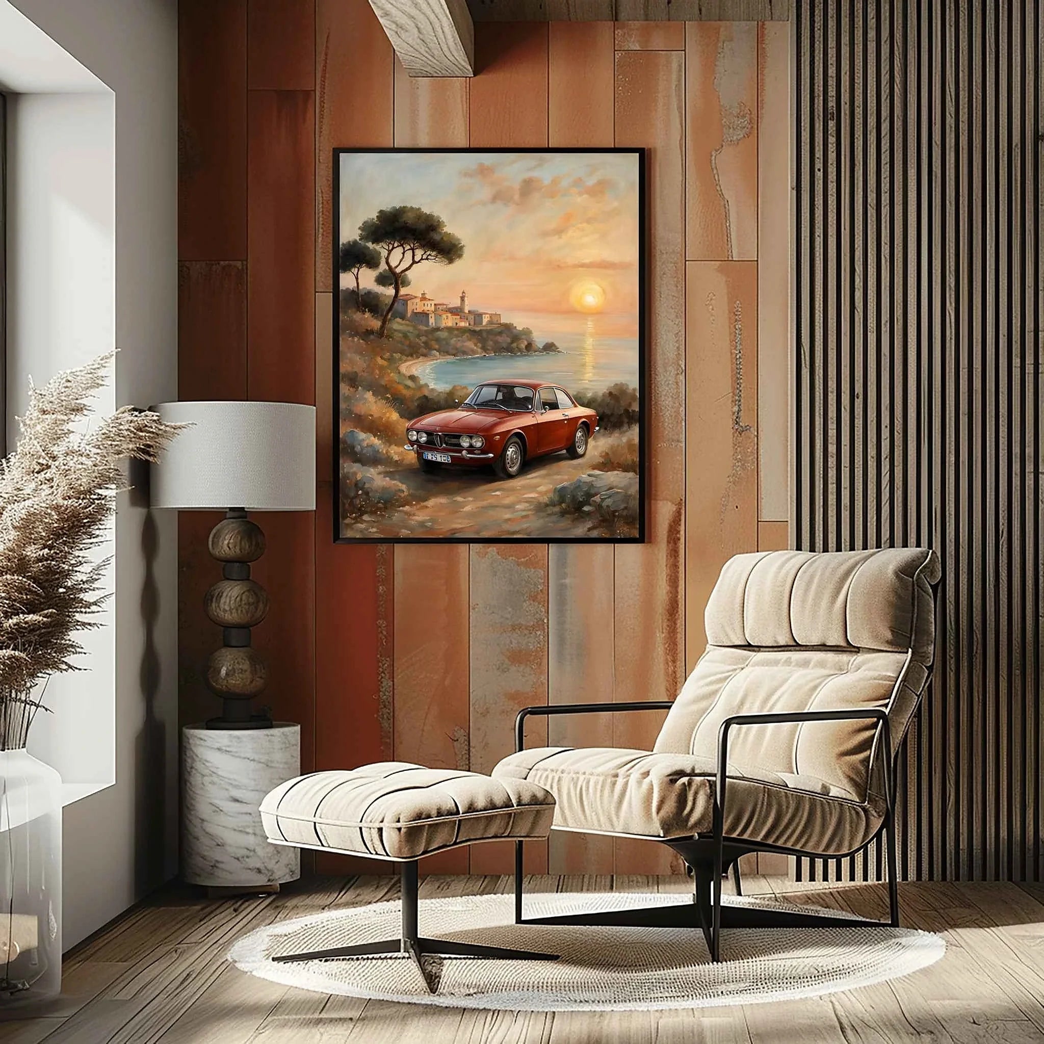 1972 Lancia Rally Warrior - Sunset Edition | Poster Canvas
