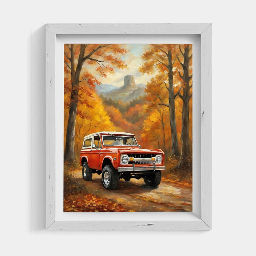 1973 FirstGen Bronco Spirit - Autumn Edition | Poster Canvas
