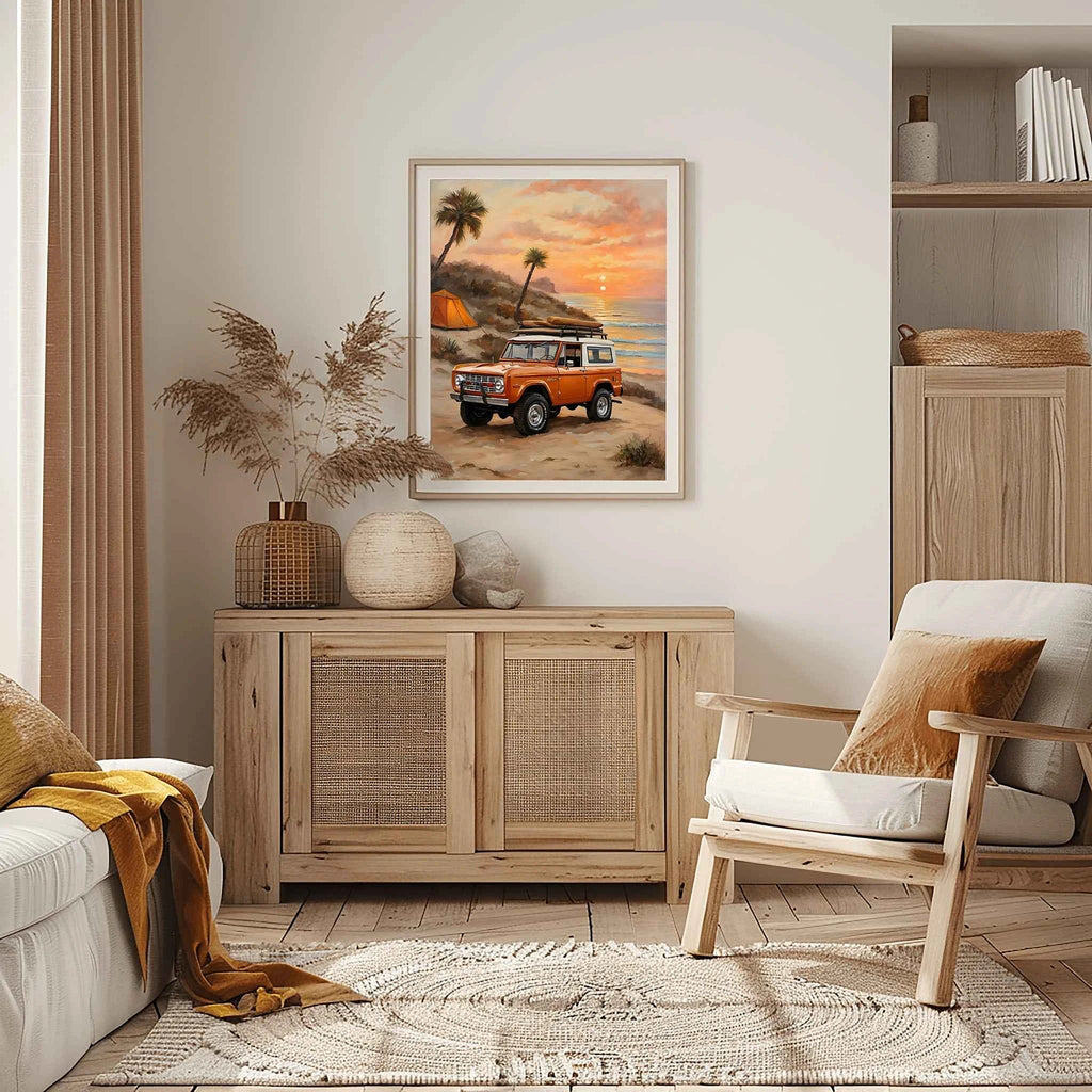 1973 FirstGen Bronco Spirit - Coastal Edition | Poster Canvas