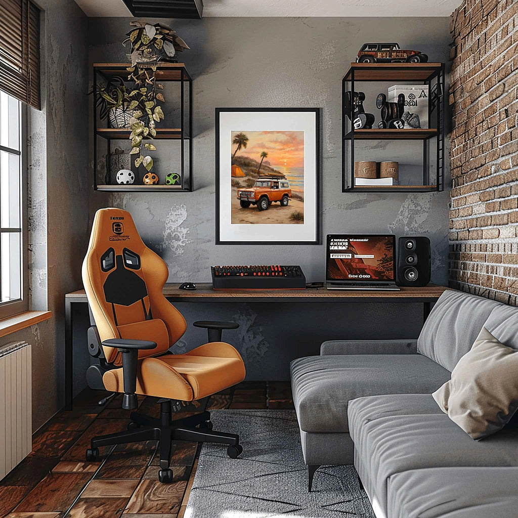 1973 FirstGen Bronco Spirit - Coastal Edition | Poster Canvas