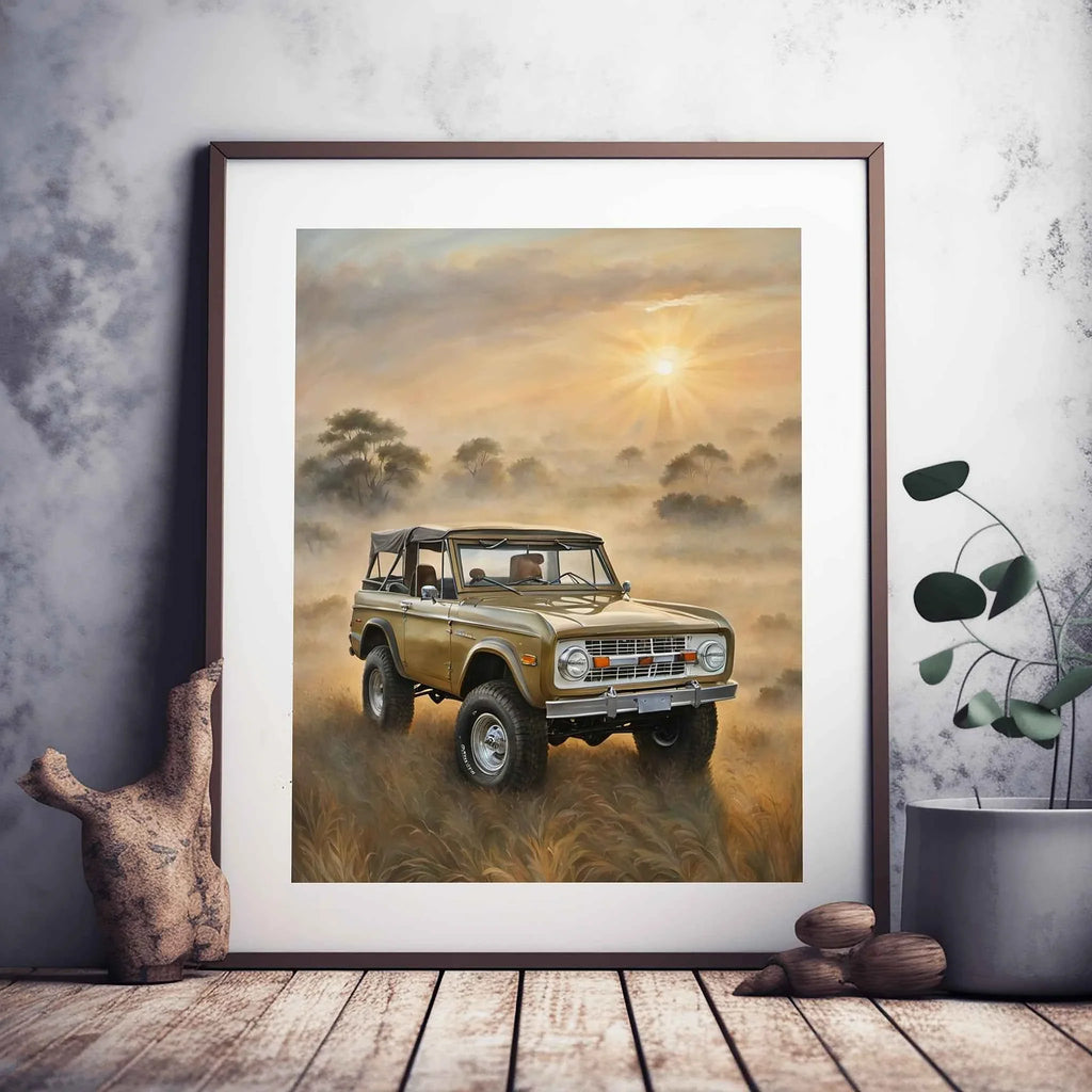 1973 FirstGen Bronco Spirit - Safari Edition | Poster Canvas
