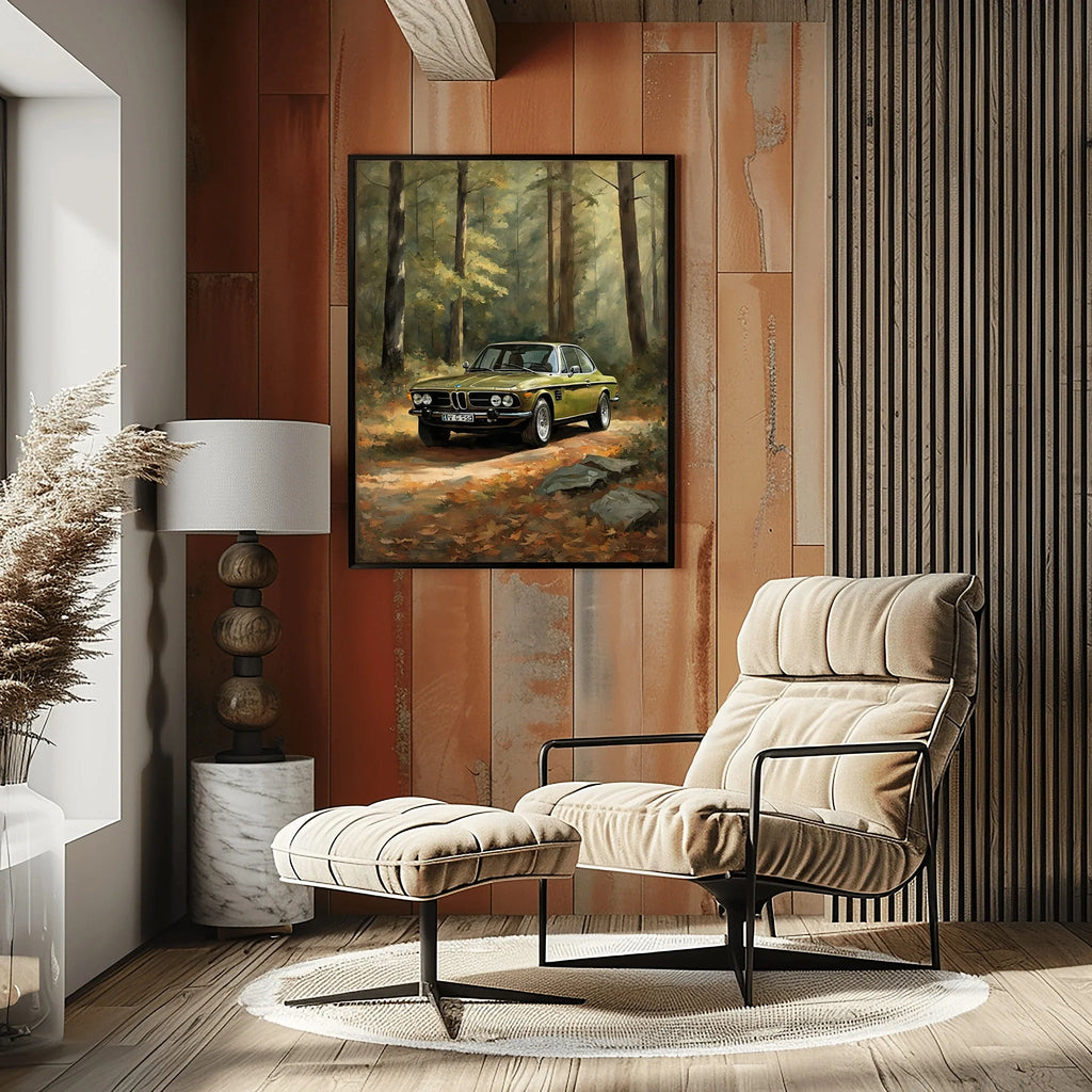1973 Batmobile CSL Racer - Forest Edition | Poster Canvas