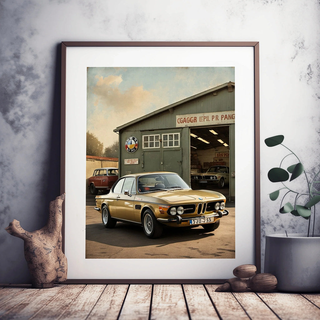 1973 Batmobile CSL Racer - Garage Edition | Poster Canvas
