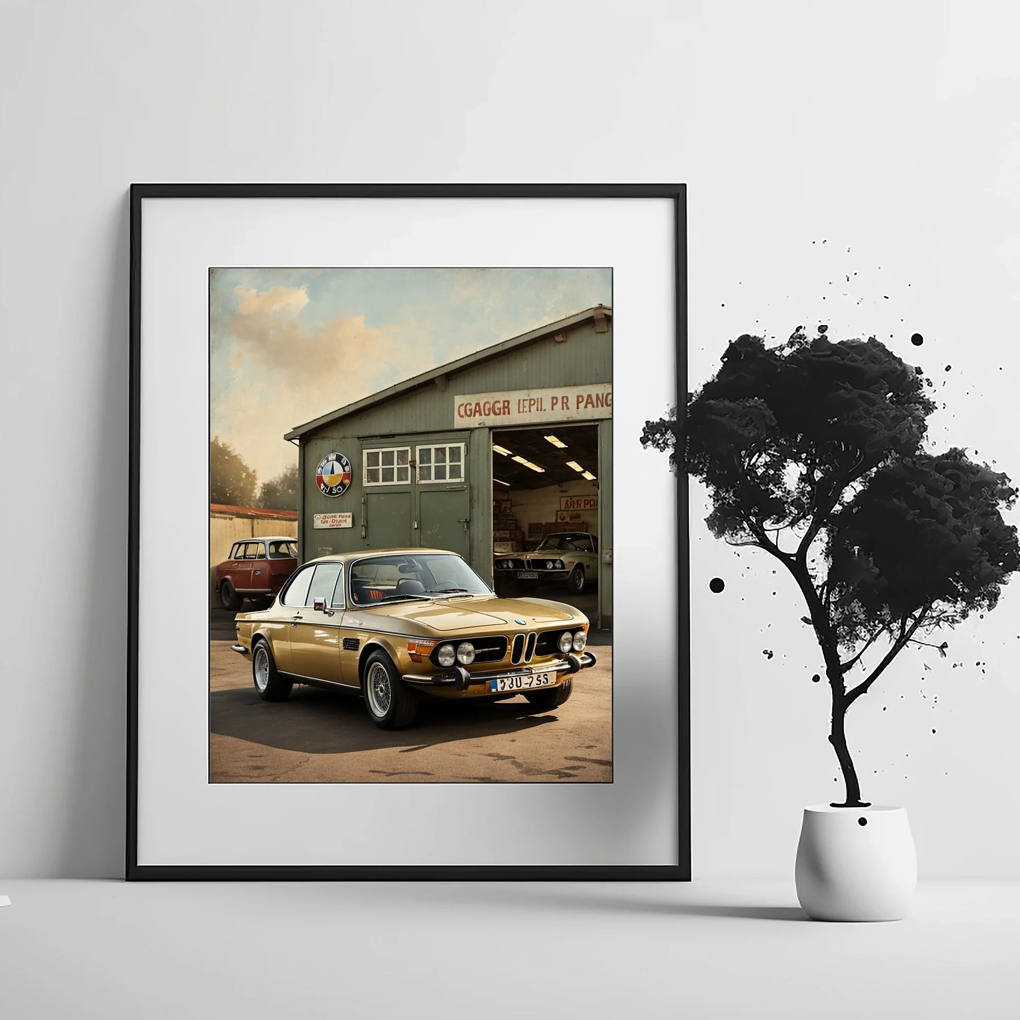 1973 Batmobile CSL Racer - Garage Edition | Poster Canvas
