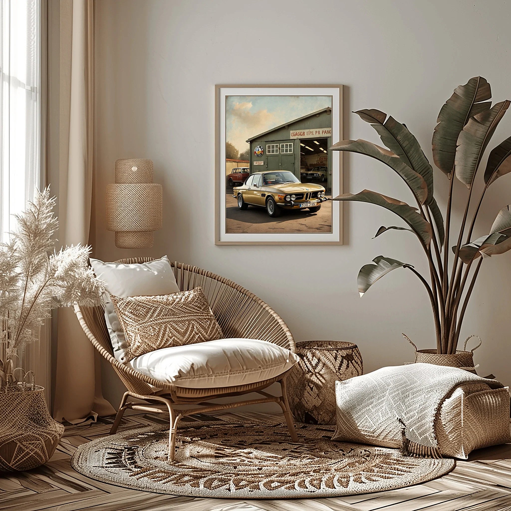 1973 Batmobile CSL Racer - Garage Edition | Poster Canvas