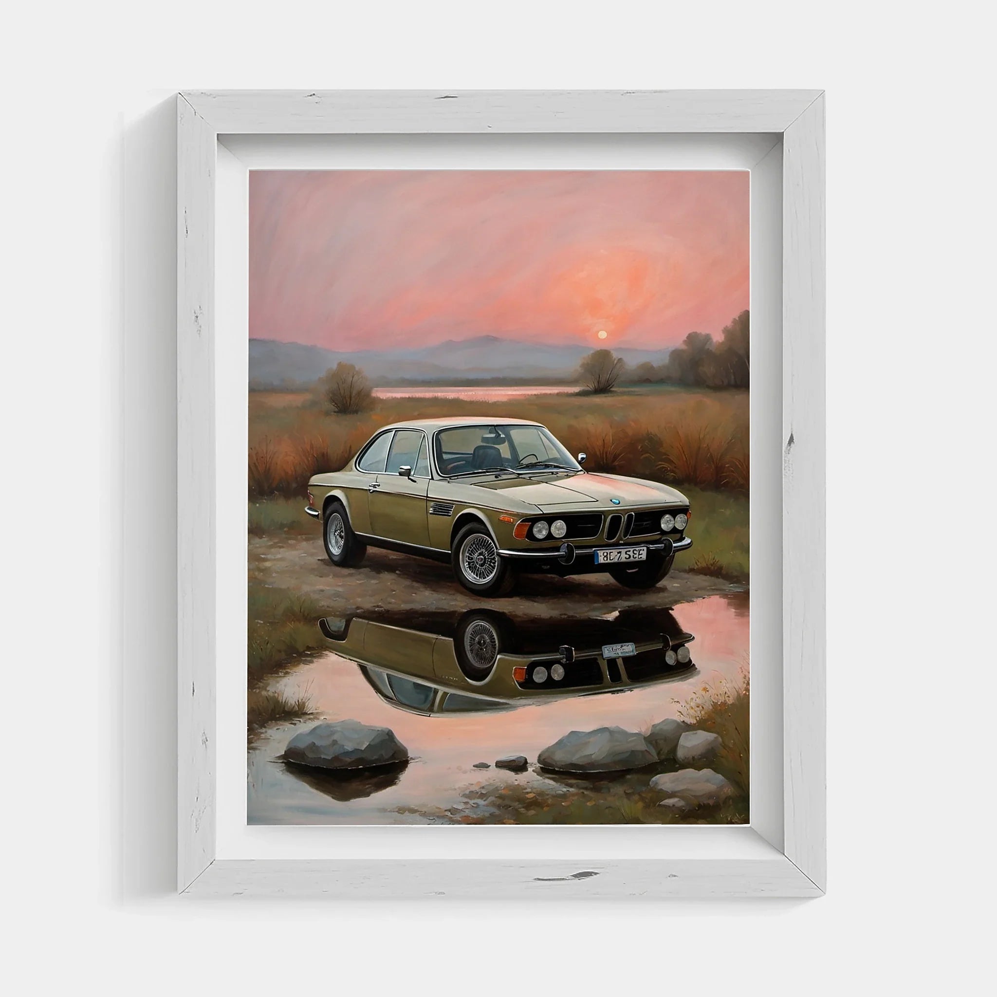 1973 Batmobile CSL Racer - Lake Edition | Poster Canvas