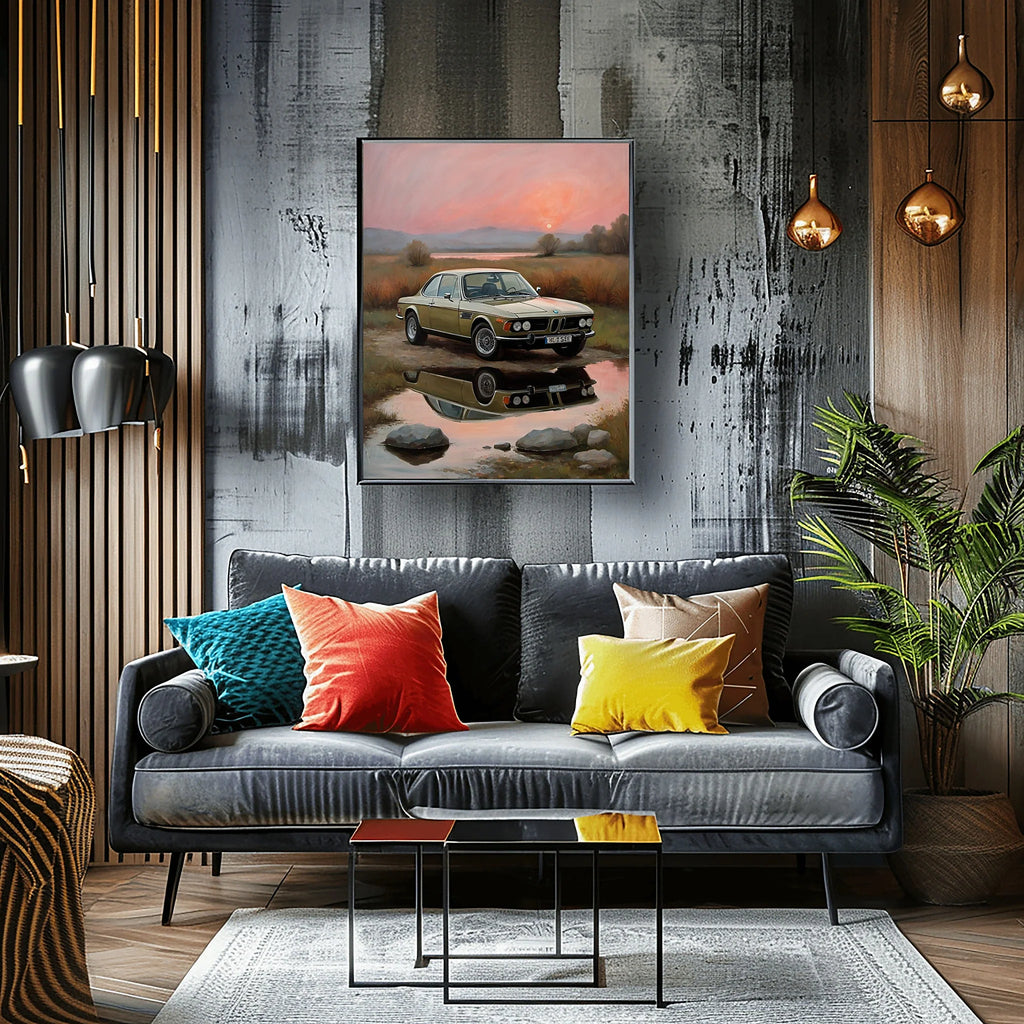 1973 Batmobile CSL Racer - Lake Edition | Poster Canvas