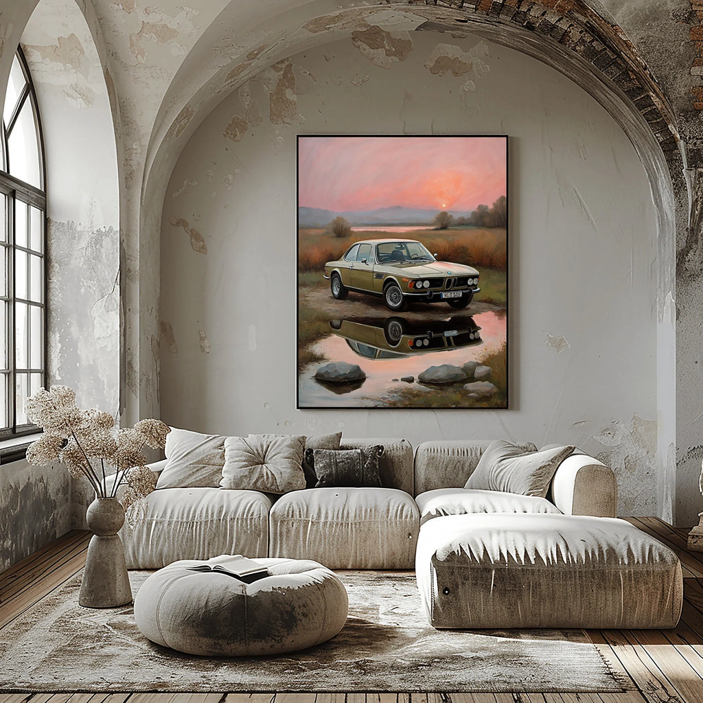 1973 Batmobile CSL Racer - Lake Edition | Poster Canvas