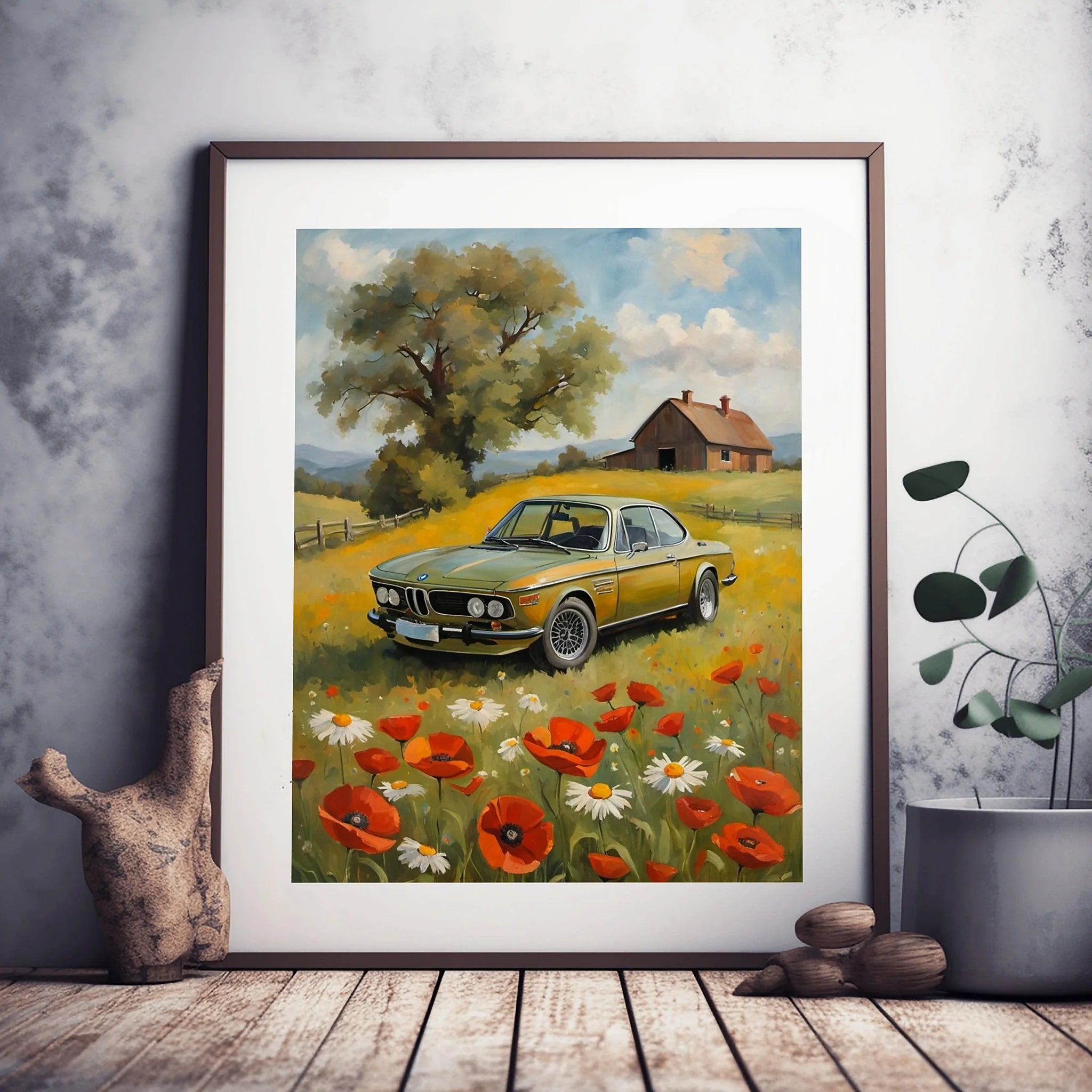 1973 Batmobile CSL Racer - Spring Edition | Poster Canvas