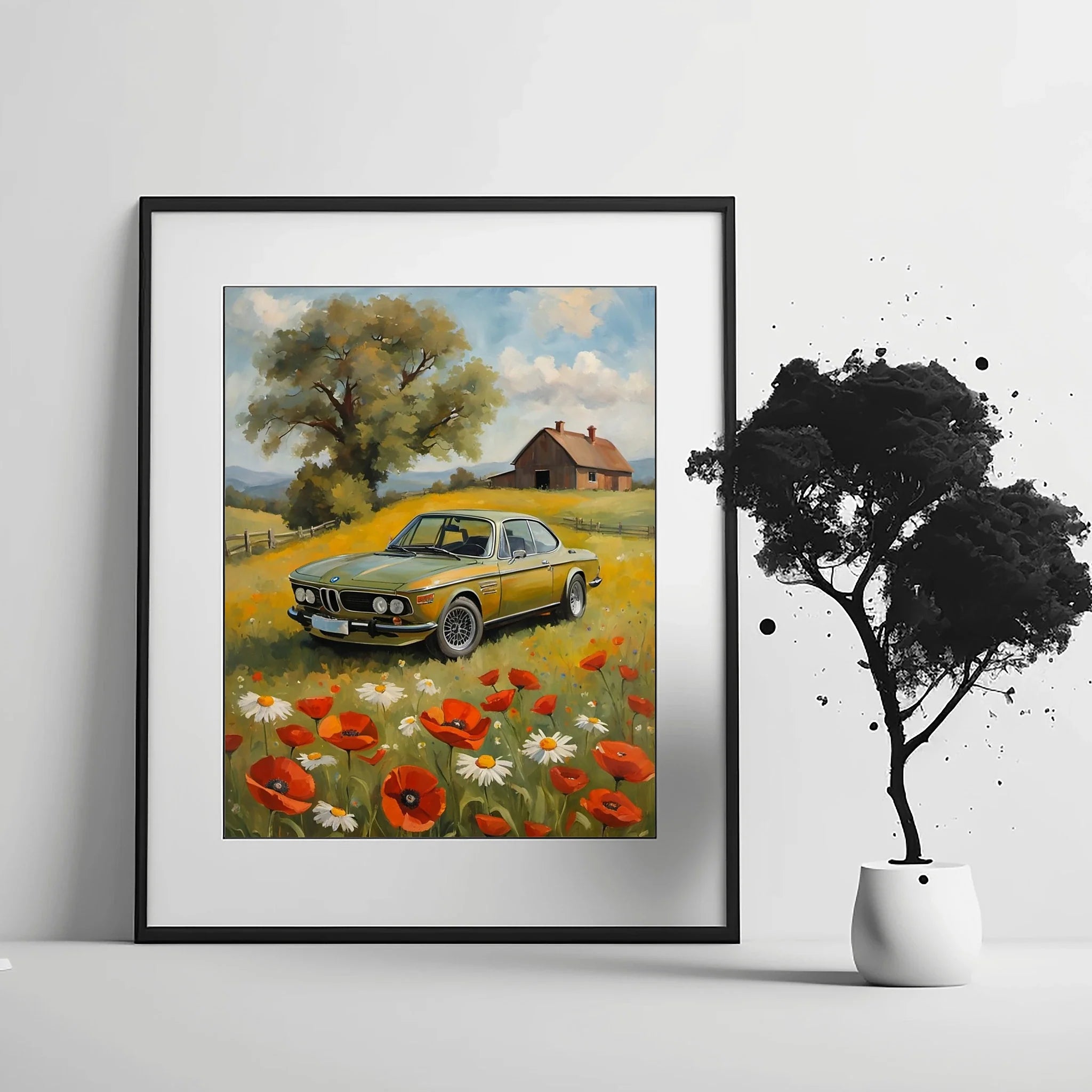 1973 Batmobile CSL Racer - Spring Edition | Poster Canvas