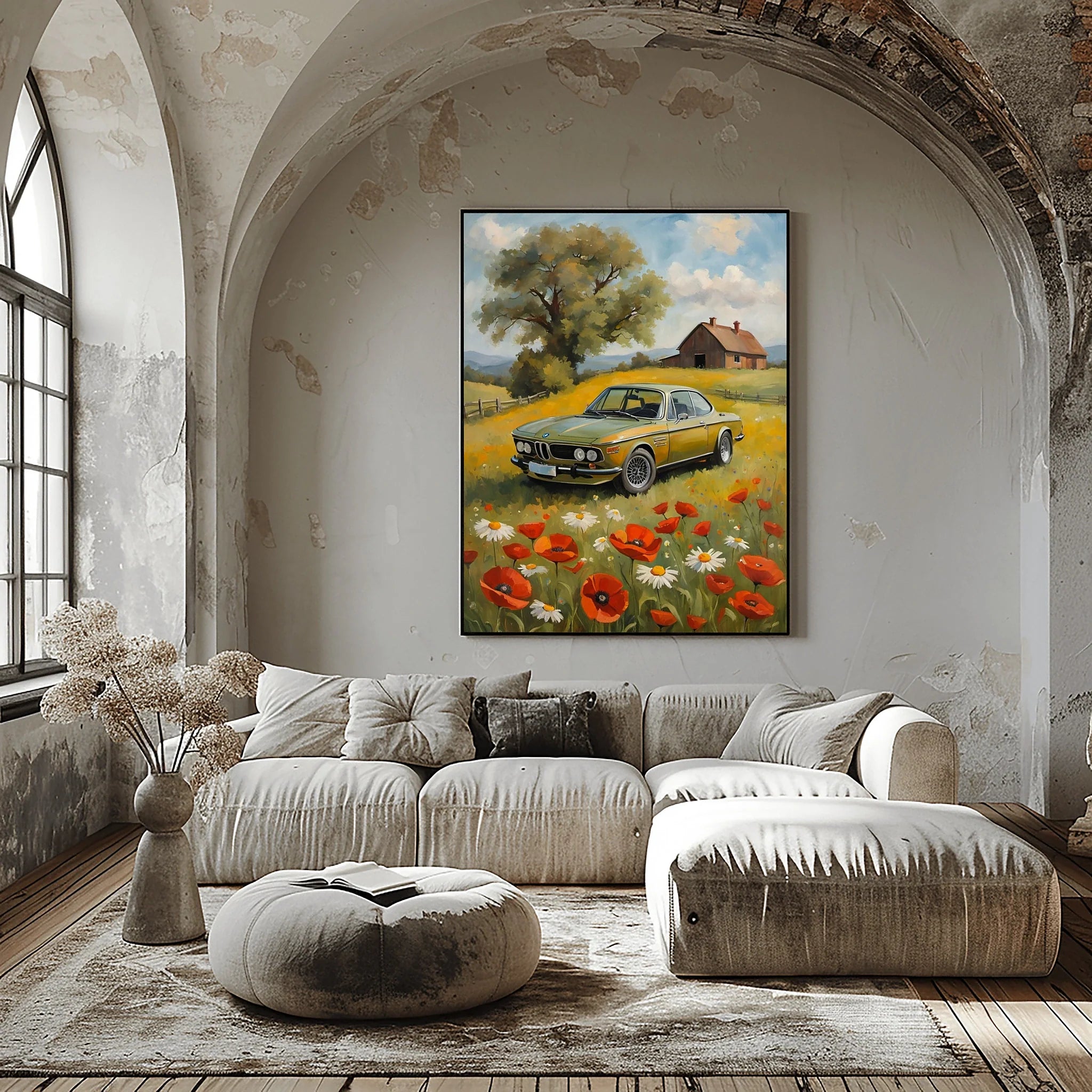 1973 Batmobile CSL Racer - Spring Edition | Poster Canvas
