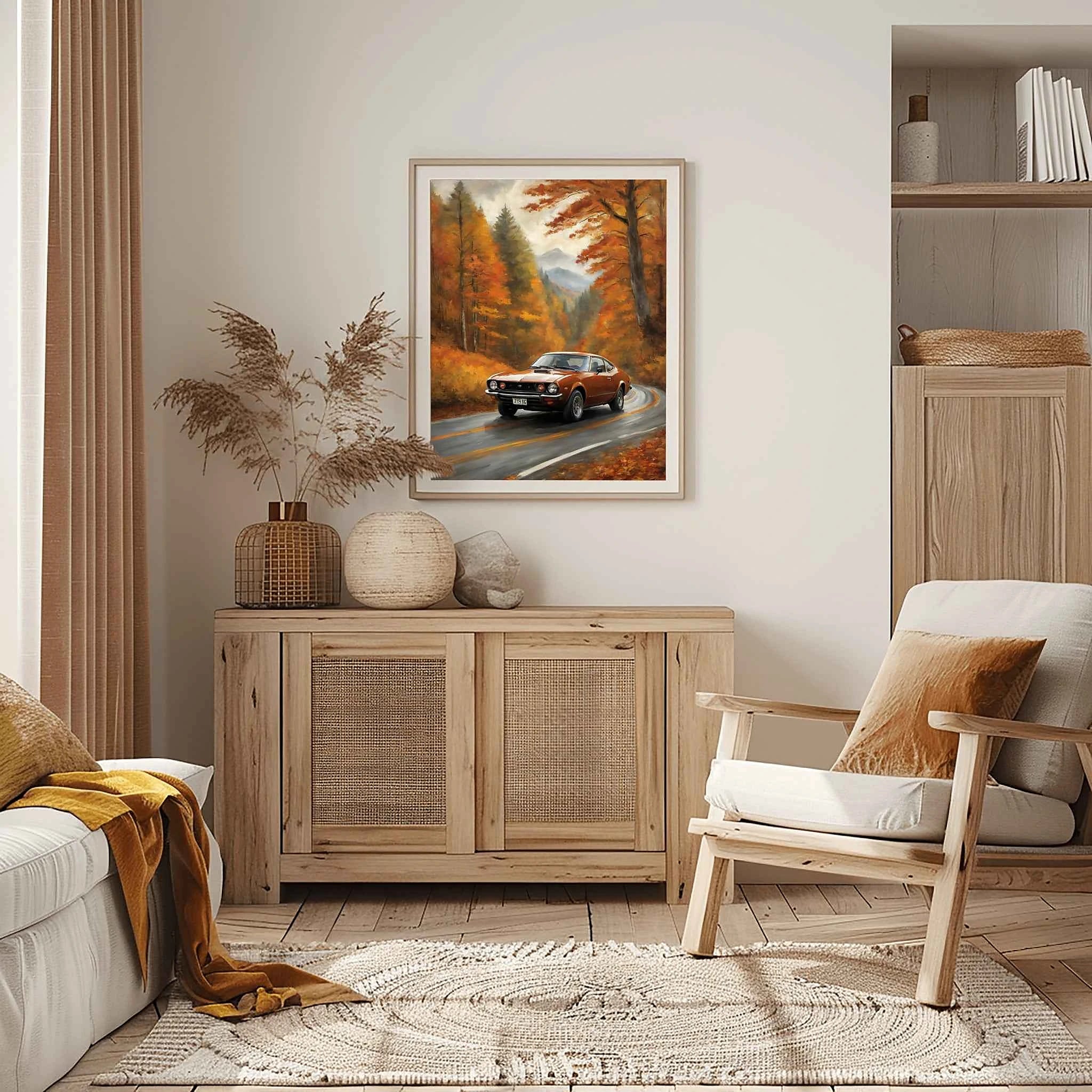 1974 Japanese GT Pioneer - Autumn Edition | Poster Canvas