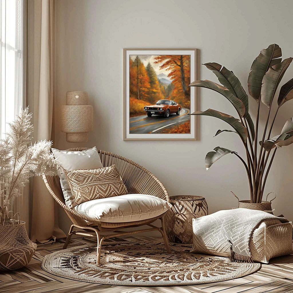 1974 Japanese GT Pioneer - Autumn Edition | Poster Canvas