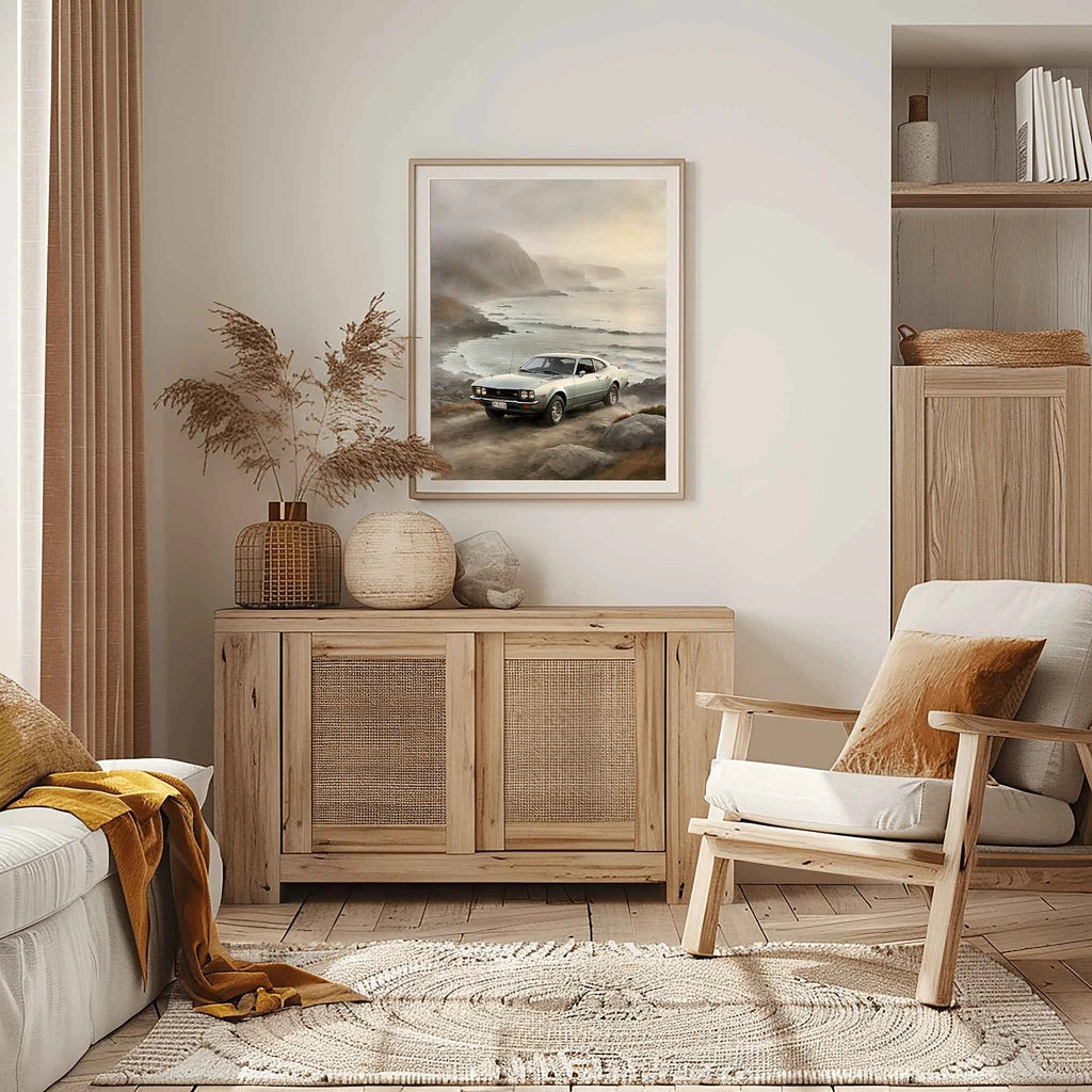 1974 Japanese GT Pioneer - Coastal Edition | Poster Canvas