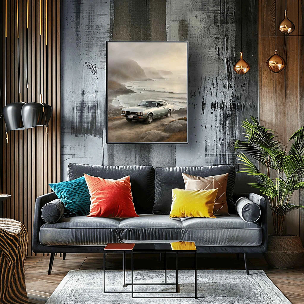 1974 Japanese GT Pioneer - Coastal Edition | Poster Canvas