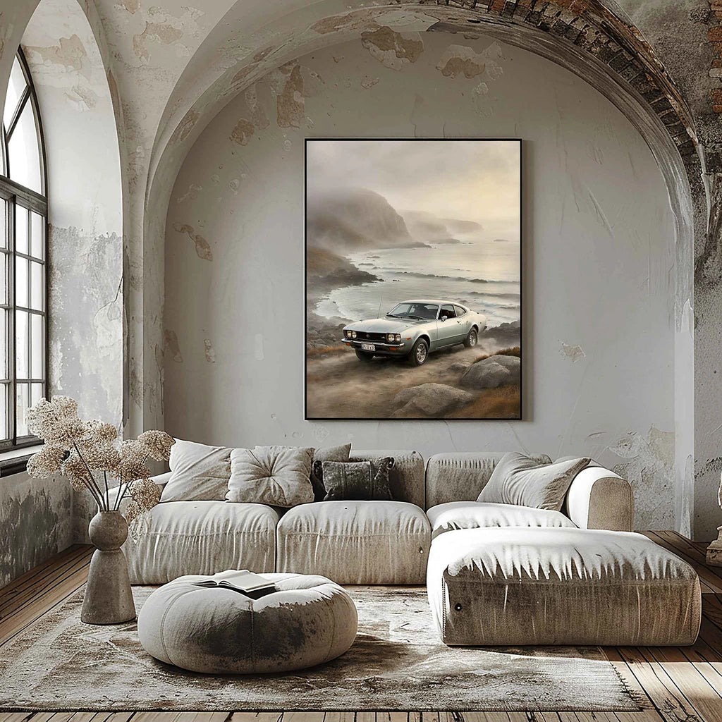 1974 Japanese GT Pioneer - Coastal Edition | Poster Canvas