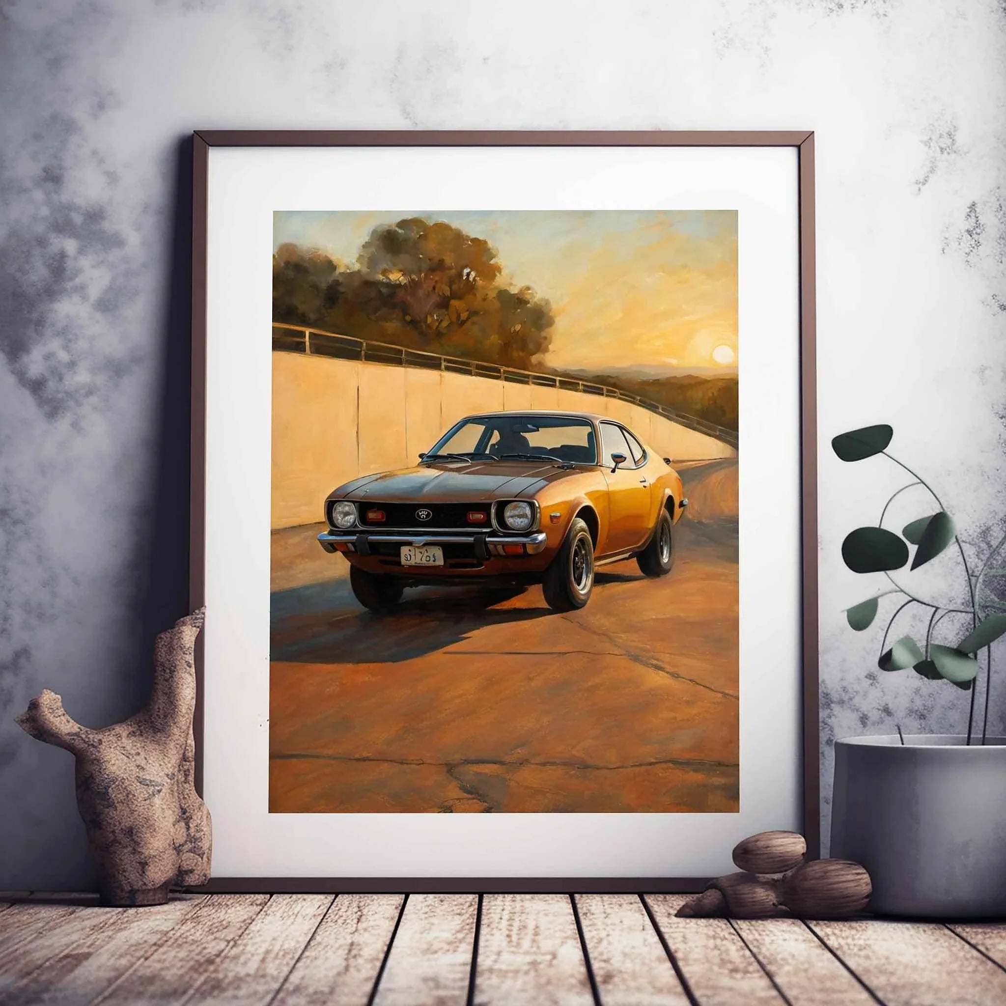 1974 Japanese GT Pioneer - Racetrack Edition | Poster Canvas