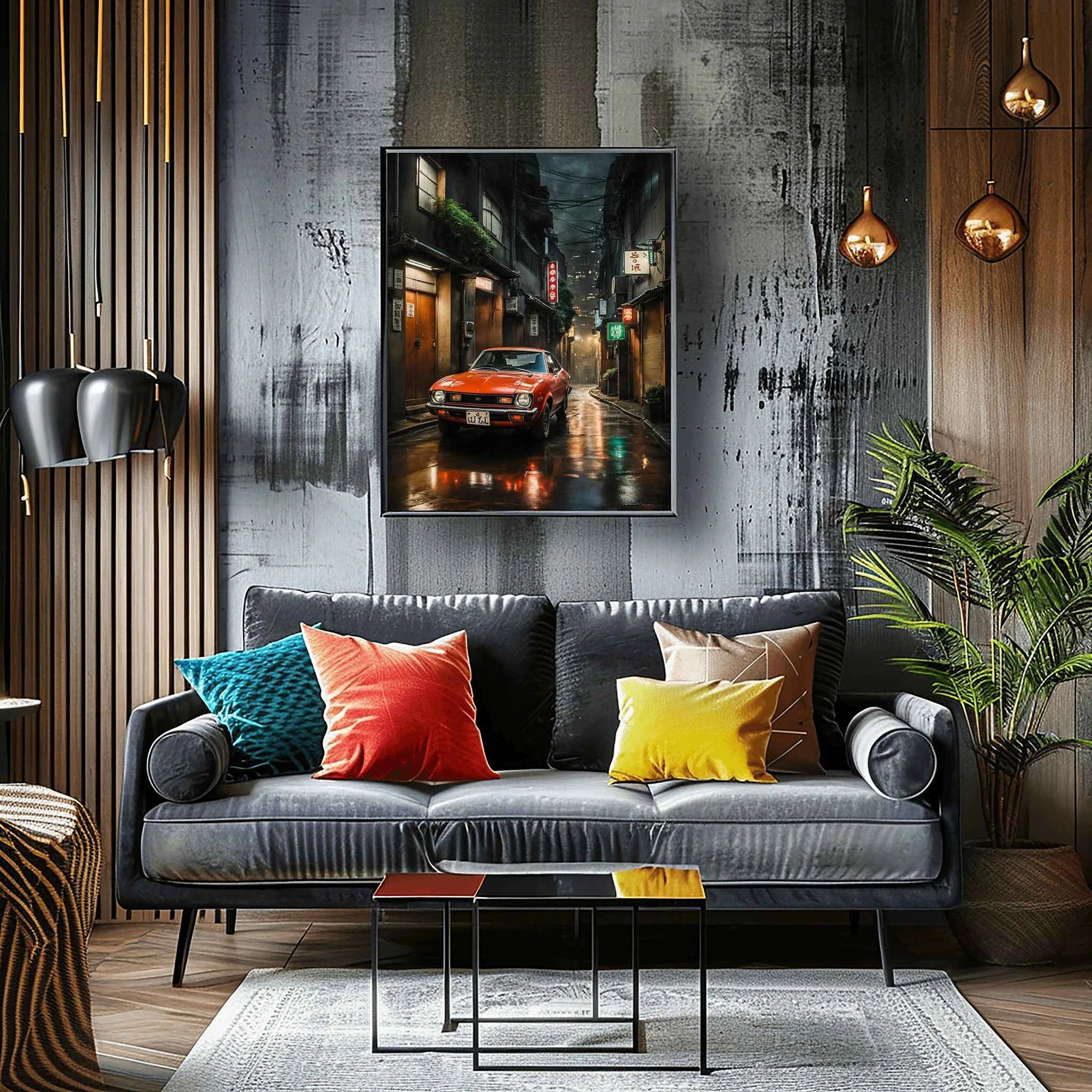 1974 Japanese GT Pioneer - Tokio Edition | Poster Canvas