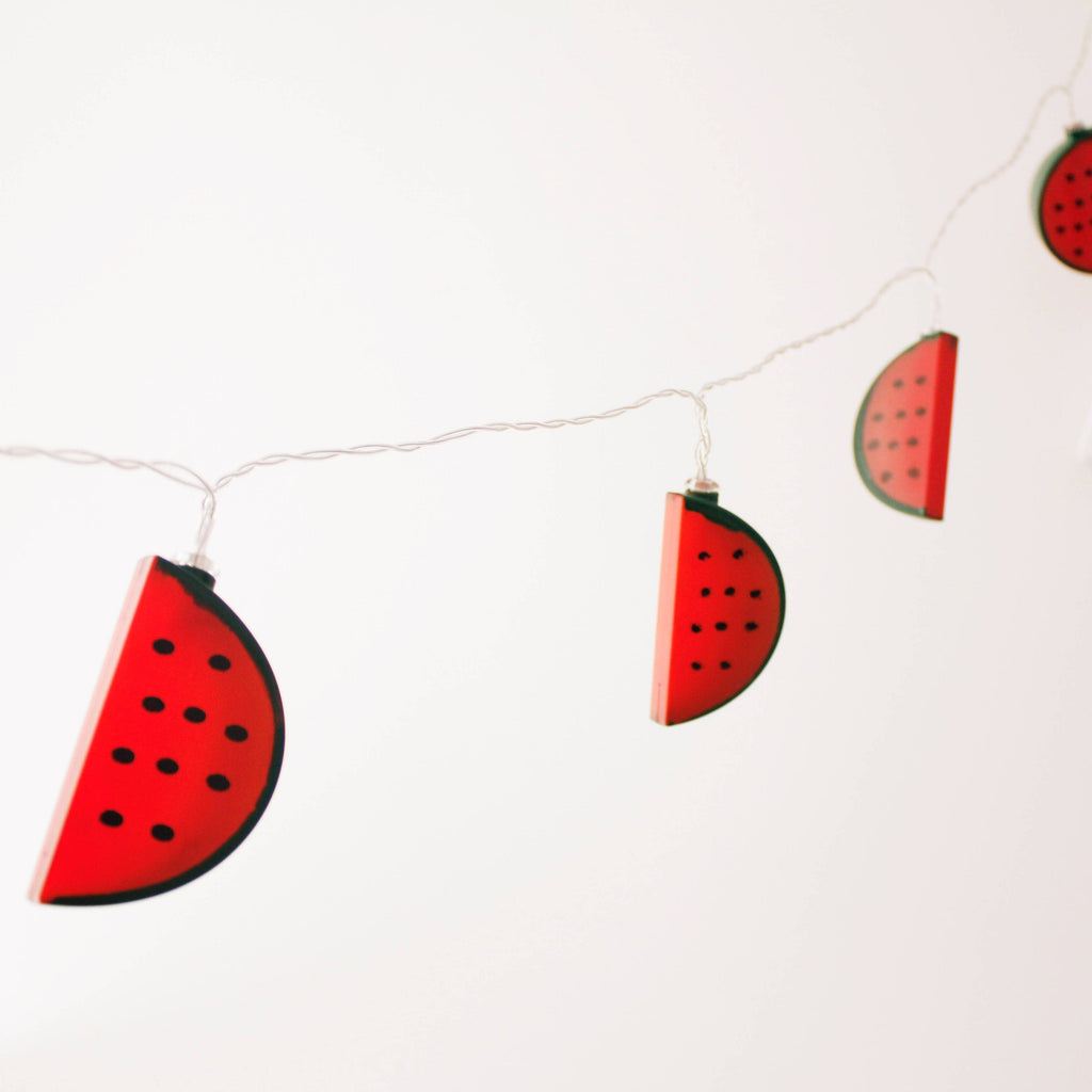 10 LED Battery Operated String Light with Watermelon - Warm White