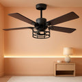 52 Inch Outdoor Ceiling Fan With Remote And Lights
