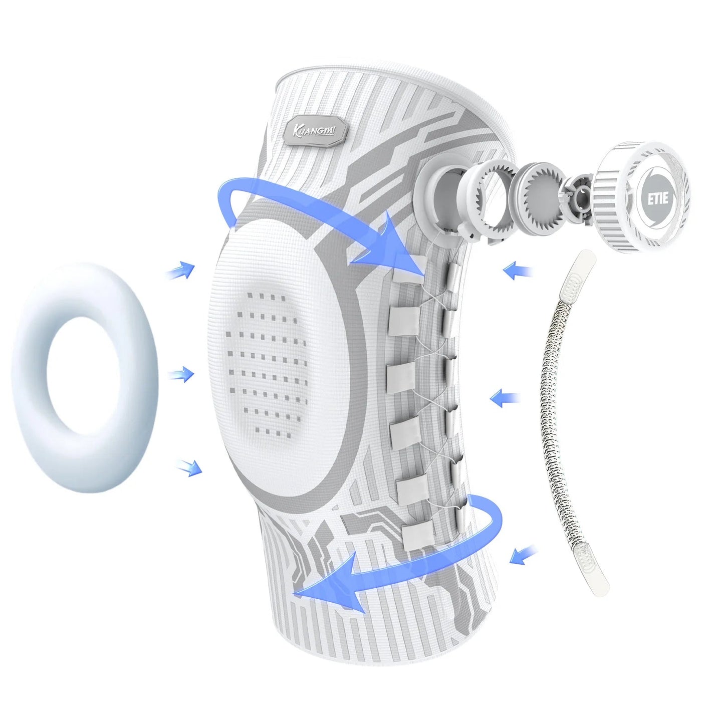 Adjustable Knee Brace with Patella Support Stabilizer