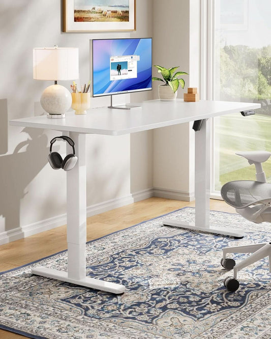 Electric Standing Desk 48 By 24 Inch With 4 Memory Height Settings