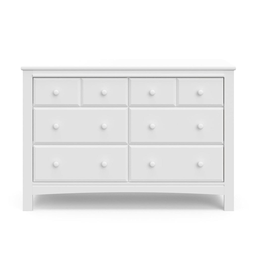 White Six Drawer Dresser For Nursery Organization Solutions