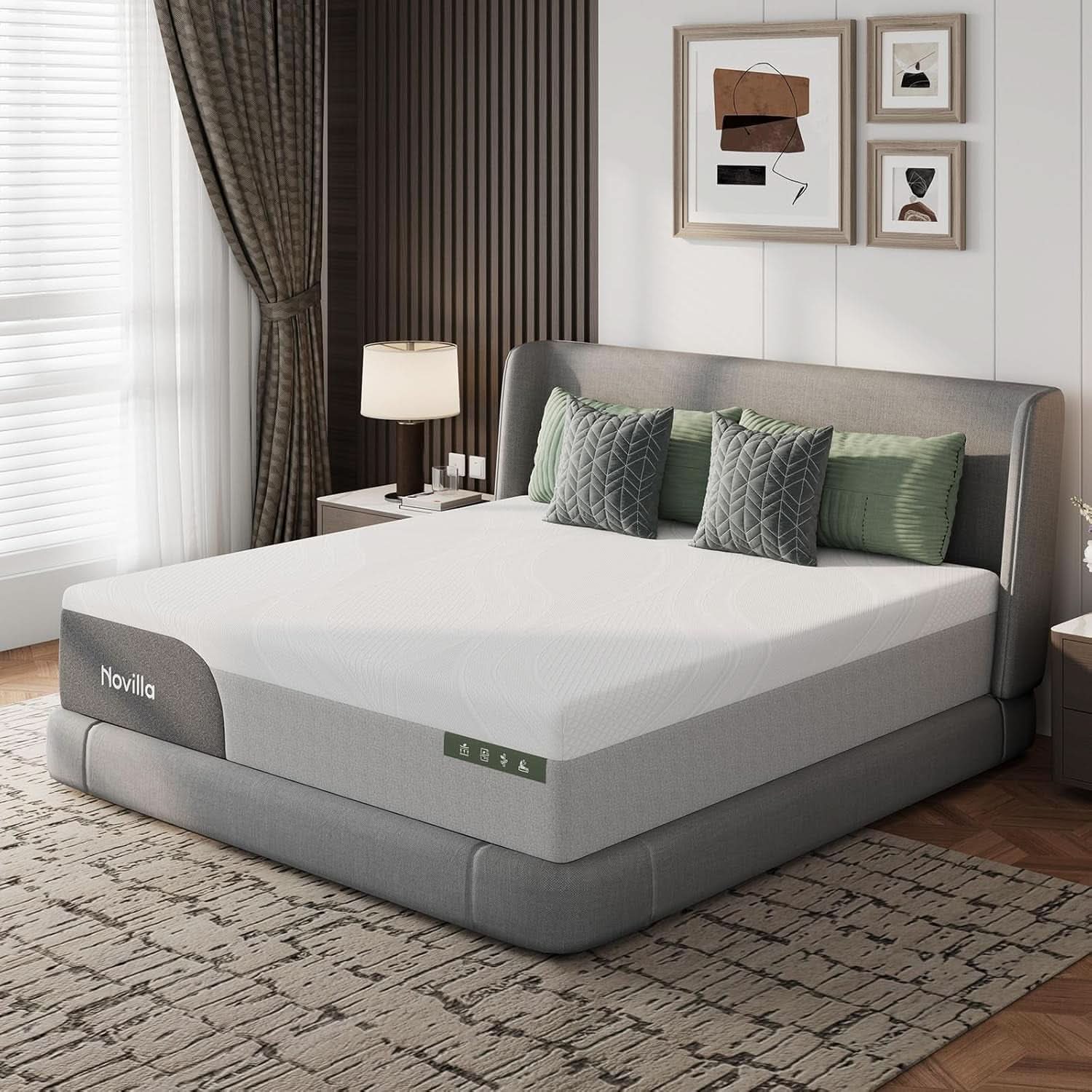 Queen Memory Foam Mattress FourteenInch CertipurUS Certified