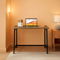 Folding Desk 31.5 Inch Gray Wash Fits Small Spaces