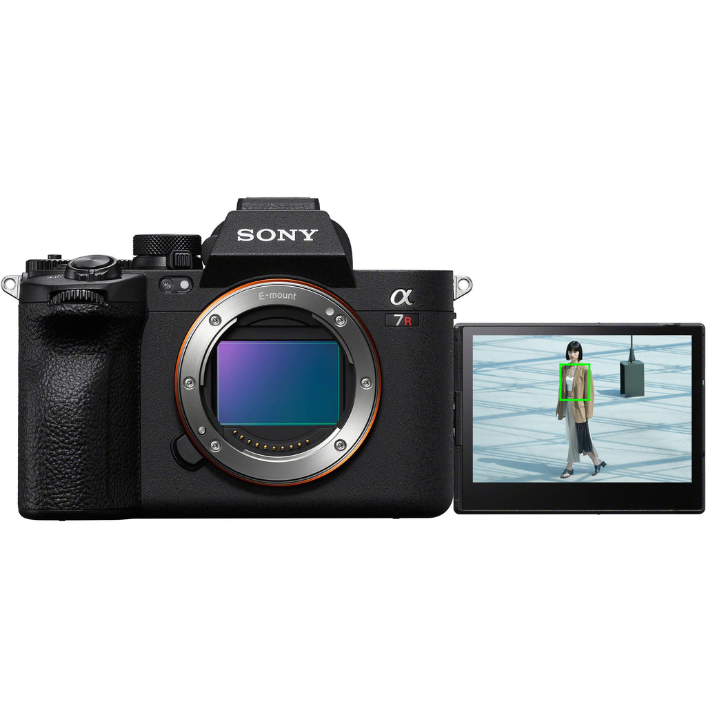 Sony a7R V Full Frame Mirrorless Camera Body with FE 35mm F1.4 GM G Master Lens ILCE-7RM5 + SEL35F14GM Bundle with Deco Gear Photography Backpack + Monopod + Extra Battery, LED and Kit Accessories