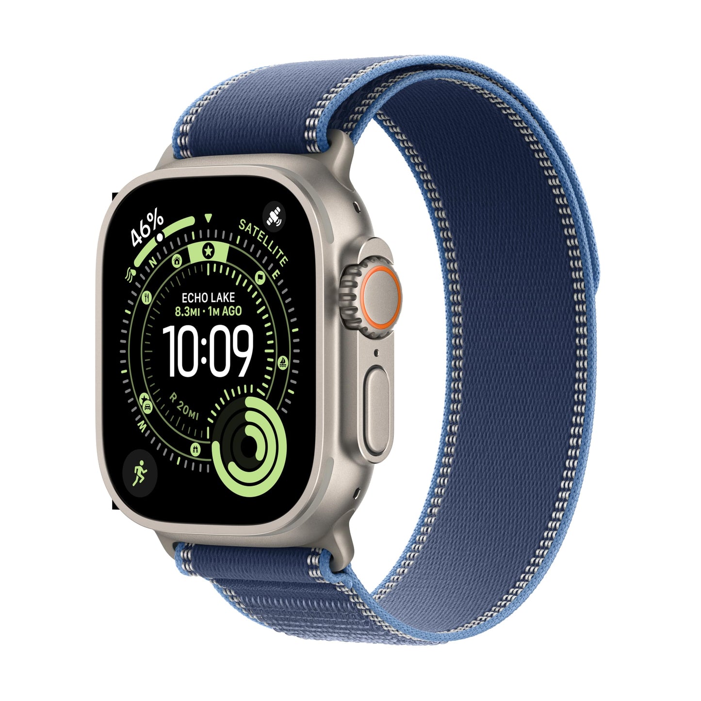 Apple Watch Ultra 3 [GPS + Cellular 49mm] Running & Multisport Smartwatch w/Rugged Titanium Case w/Natural Titanium Milanese Loop - L. Satellite Communications, Advanced Health & Fitness Tracking